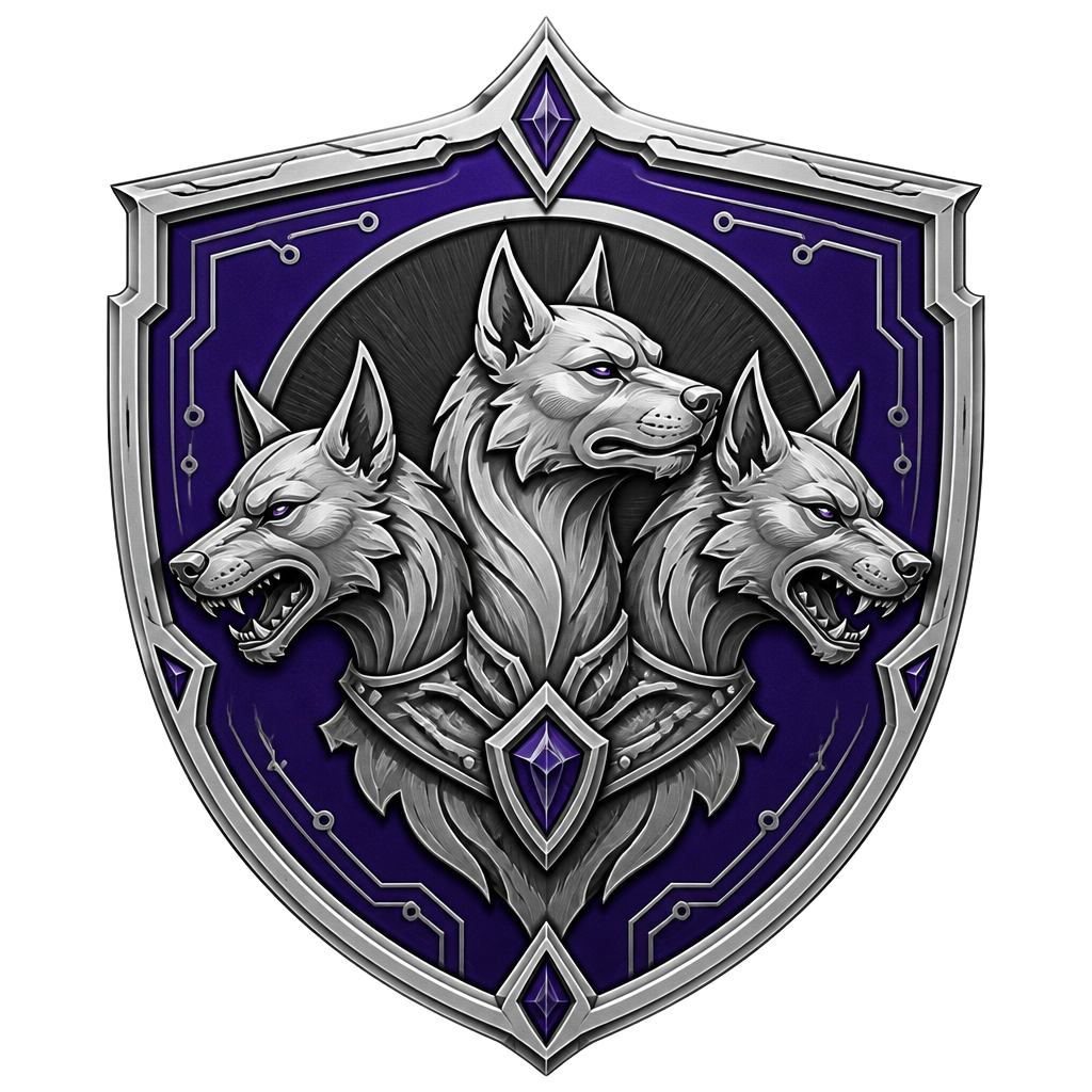 St. Estè Cerberus emblem
